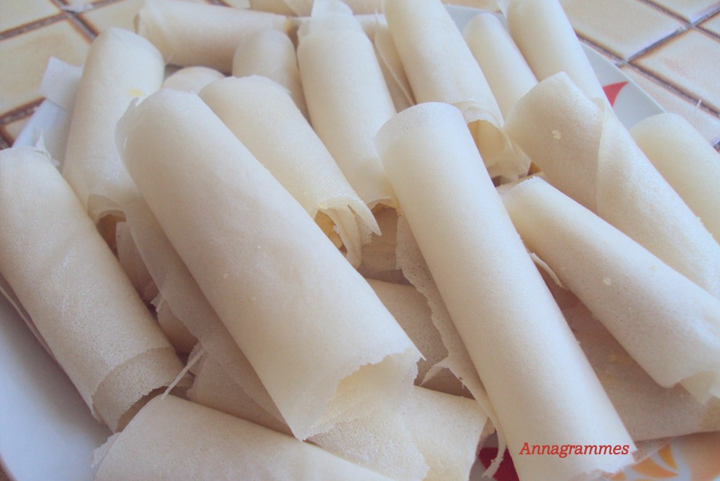 cigares amandes en préparation