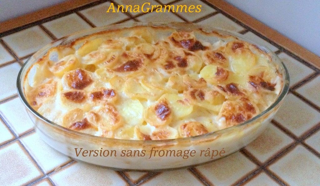 gratin dauphinois sans fromage
