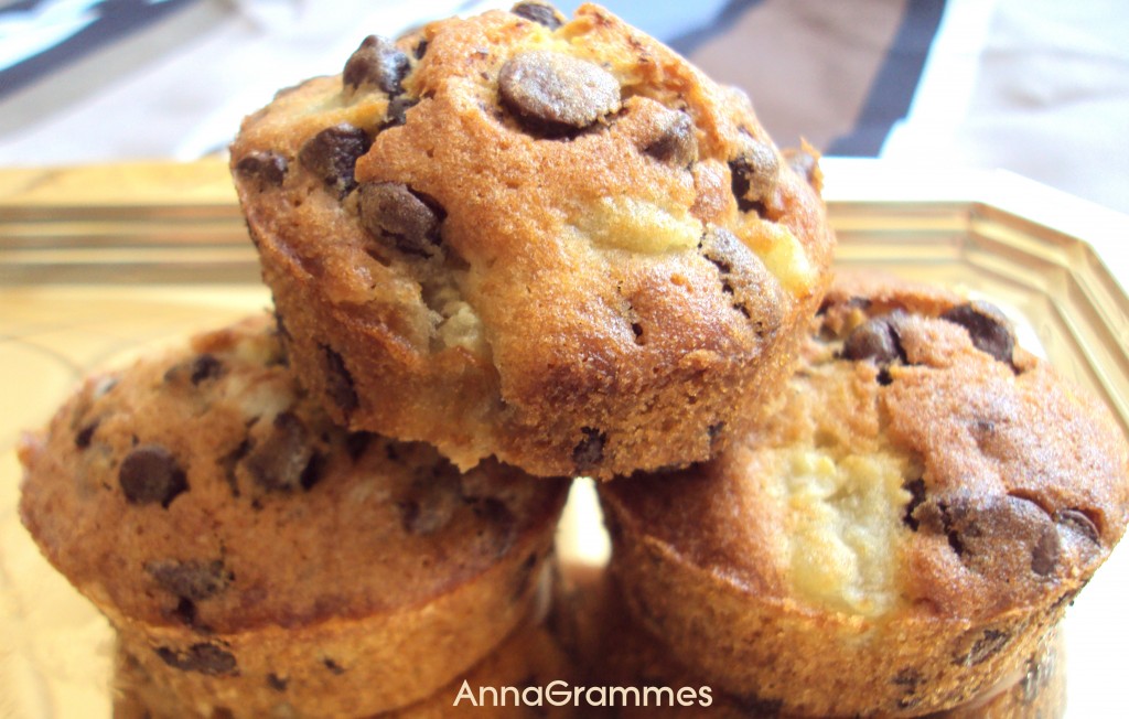 muffins poires chocolat