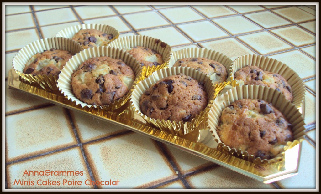 cakes poire-choco