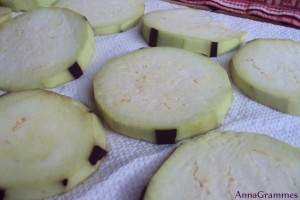 aubergines rondelles