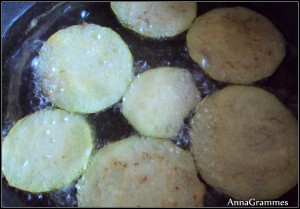 aubergines friture