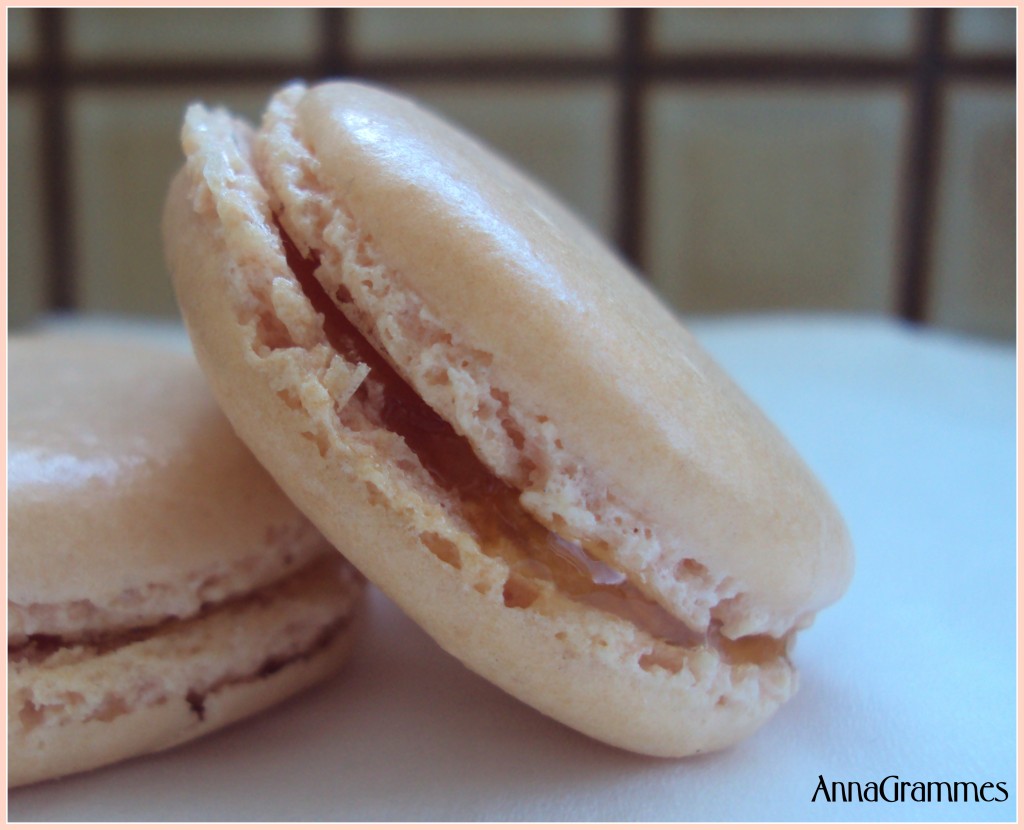 macaron à l'abricot