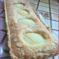 tarte amandine aux poires