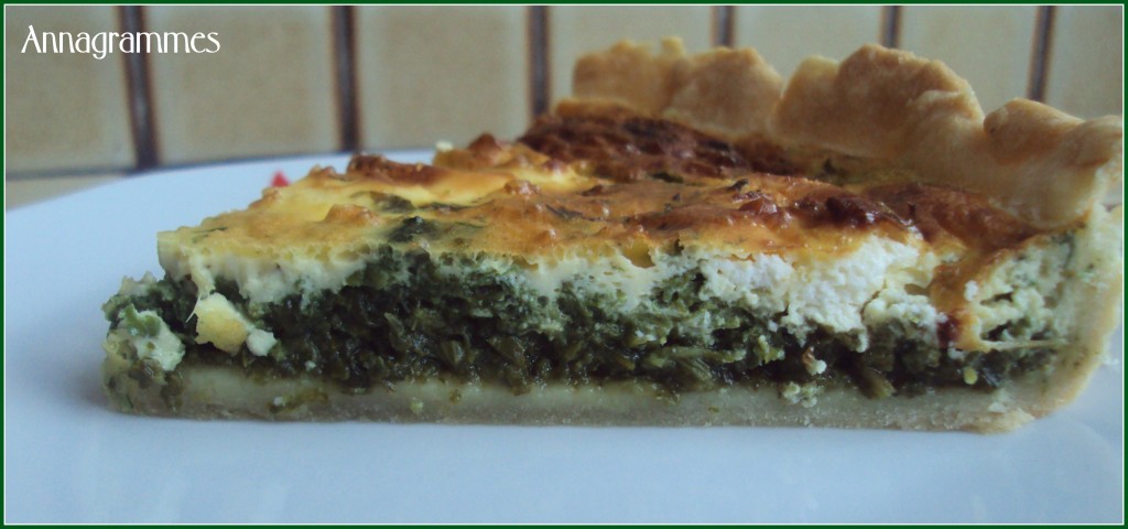 quiche épinards et chèvre