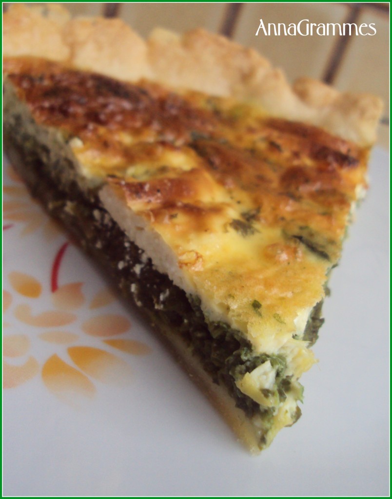 quiche épinard et chèvre