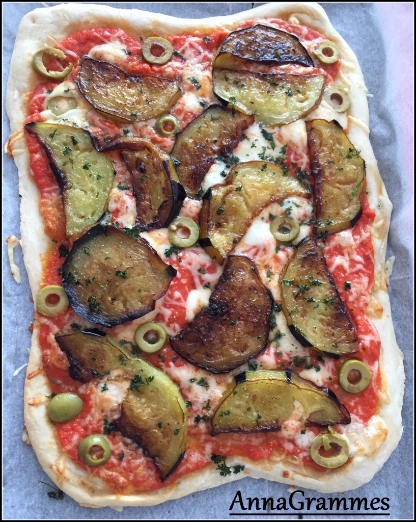 pizza aubergines