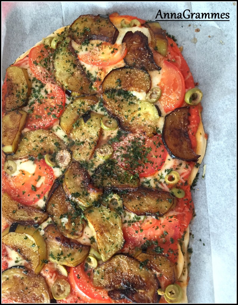 pizza aubergines