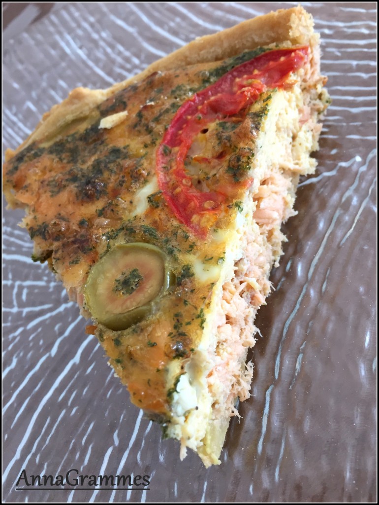 quiche saumon