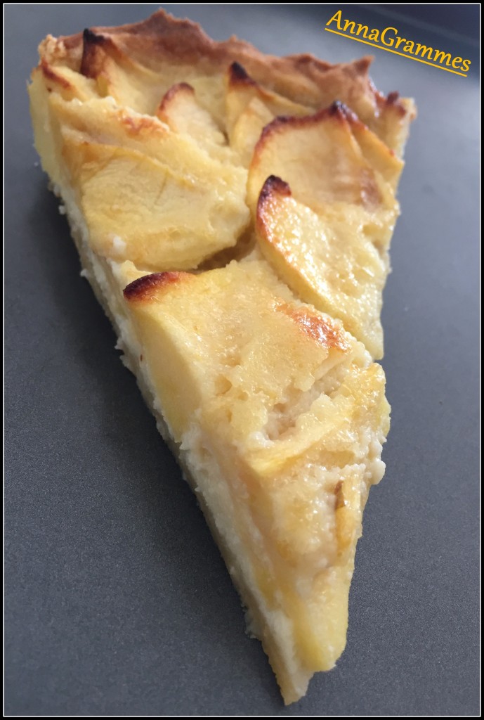 tarte pommes crémeuse 