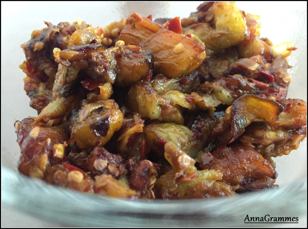 salade aubergines harissa