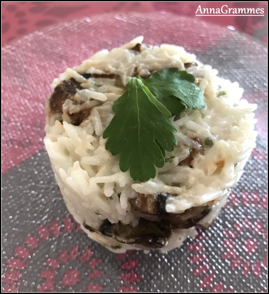 risotto aux aubergines